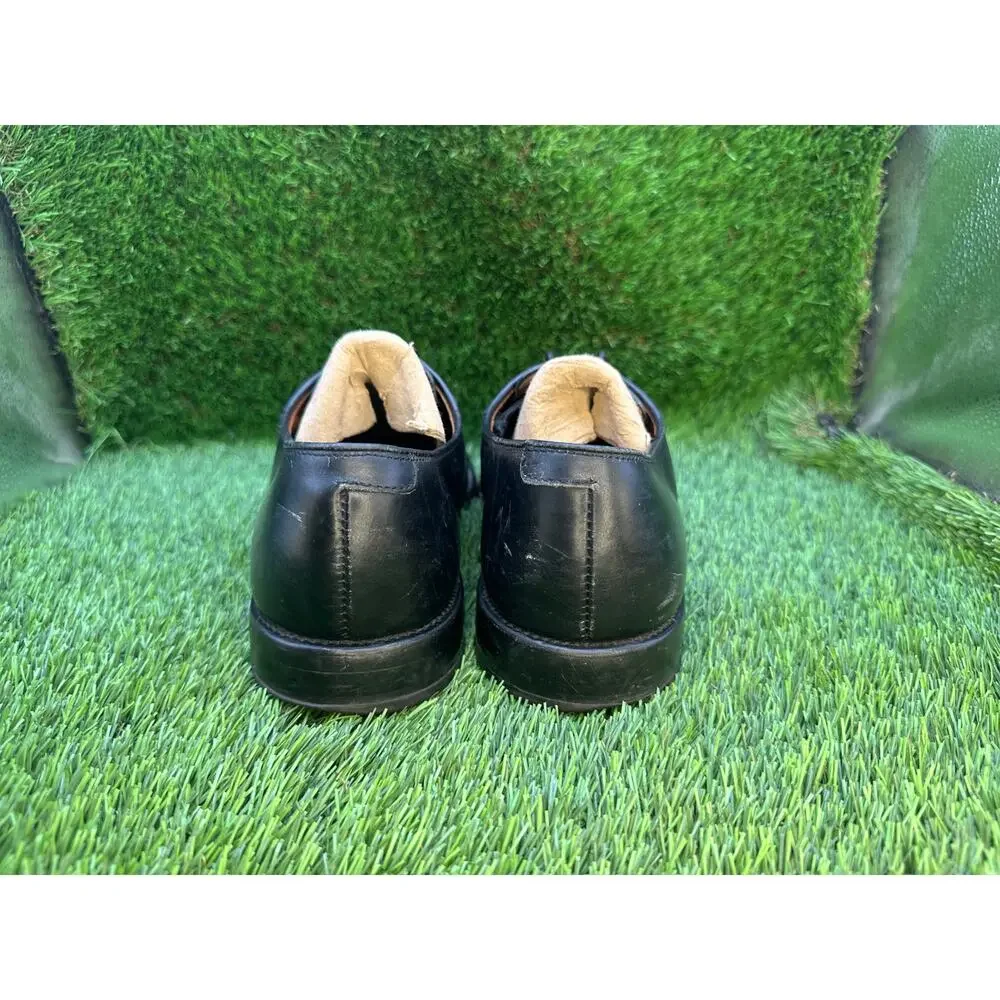 Allen Edmonds Clifton 3308 Derby Dress Shoes Men's 7.5 Black Leather Cap Toe